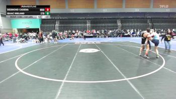 132 lbs Consi Of 32 #2 - Desmond Cadena, Morgan vs Isaac Ireland, Layton
