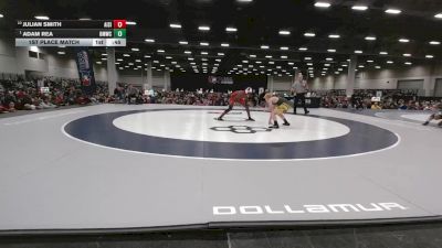 140 lbs 1st Place Match - Adam Rea, Open Mats Wrestling Club vs Julian Smith, All I See Is Gold Academy