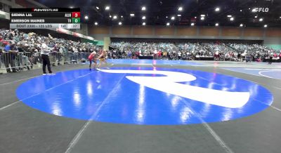 125 lbs Consi Of 16 #2 - Sienna Lal, Allen vs Emerson Maines, Temecula Valley