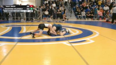 107 lbs 5th Place - Riley Smith, Seneca Valley vs Salvatore Colangelo, Franklin Regional