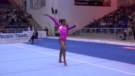 USA, Nia Dennis, 14.15 FX, 2014 Jesolo Team/AA