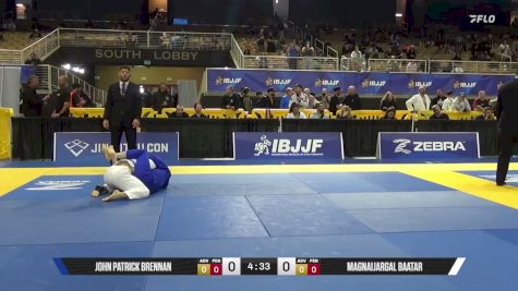 Magnaijargal Baatar vs John Patrick Brennan 2026 Pan Jiu Jitsu IBJJF Championship