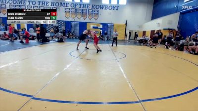 215 lbs Round 2 (8 Team) - Kian Blyss, SOWA /HWC vs Jude DiCicco, Alpha WC