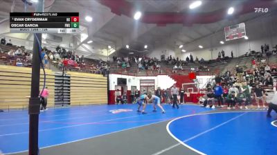 126 lbs Champ. Round 3 - Evan Cryderman, Hanover Central vs Oscar Garcia, Franklin Wrestling Club