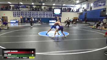 184 lbs Quarterfinal - Landry Barker, Loras vs Cal Ries, Wisconsin-Platteville