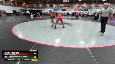 165 lbs Quarterfinal - William Schwertscharf, Simpson (Calif.) vs Jovon Mitchell, Grand View (Iowa)