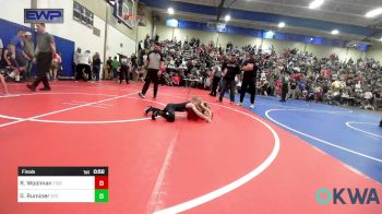 49 lbs Final - Rhett Woolman, Tiger Trained Wrestling vs Gatlen Ruminer, Sallisaw Takedown Club