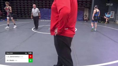 105 lbs Round Of 16 - Jack Jasionowicz, Stroudsburg, PA vs Makai Webb, Vineland, NJ