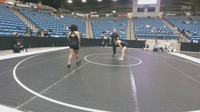 160 lbs 1st Place Match - Hannah Jackson, Ottawa University vs Skylar Hattendorf, Doane