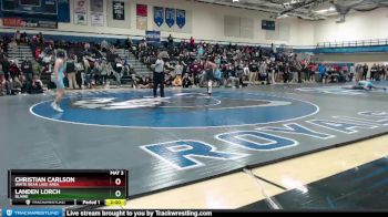 126 lbs Quarterfinal - Christian Carlson, White Bear Lake Area vs Landen Lorch, Blaine