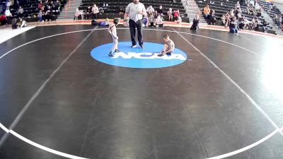 8U - 50 lbs Semifinal - Tristan Shaw, Albert Gallatin vs Koen Pryor, Mt. Pleasant