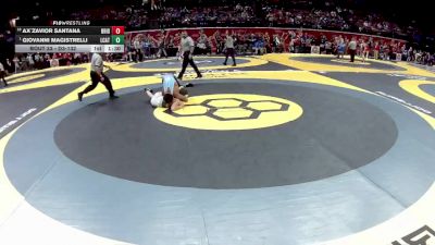 D3-132 lbs Champ. Round 1 - Giovanni Magistrelli, Lake Cath. vs Ax`Zavior Santana, Bridgeport