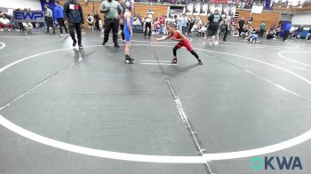 55 lbs Semifinal - Legend Ramsey, Del City Little League vs Conlan Robertson, Lions Wrestling Academy