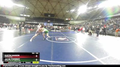 150 lbs Quarterfinal - Jacob Pomeroy, Yakima Valley Wrestling vs Austin Hanson, Washington