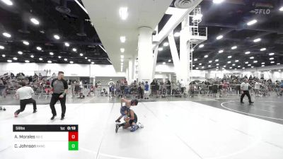 58 lbs Consi Of 8 #2 - Adrian Morales, So Cal Hammers vs Caleb Johnson, Rancho Bernardo WC