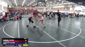 138 lbs Round 4 - Keeghan Clouse, Hawk vs Gabriel Foster, GI Grapplers