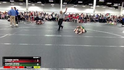 80 lbs Round 1 (8 Team) - Tanner Yatta, Ohio Gold vs Townes Byers, Terps East Coast Elite