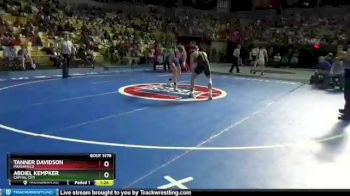 120 lbs Quarterfinal - Tanner Davidson, Marshfield vs Abdiel Kempker, Capital City