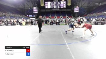 182 lbs Cons 8 #2 - Owen Burling, Wisconsin vs Ty Carman, Utah