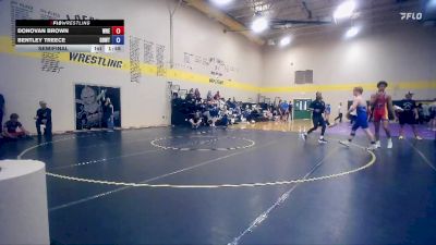 157 lbs Semifinal - Donovan Brown, WreSTL vs Bentley Treece, Unattached