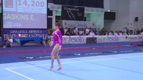 USA, Norah Flatley, 13.90 FX, 2014 Jesolo Team/AA