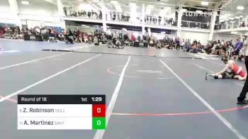 138 lbs Round Of 16 - Zachary Robinson, Holliston vs Alex Martinez, Smith Voc