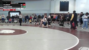 149 lbs Round Of 16 - TJ Langley, West Virginia vs Kaden Keiser, Appalachian State