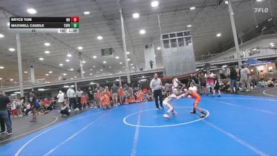 52 lbs Semis & 1st Wrestleback (8 Team) - Bryce Tum, Wayne Danger vs Maxwell Caudle, Terps Xpress