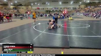 113 lbs Semis & 1st Wb (8 Team) - Cosmo O`Neal, Page vs Josh Helm, Fairview