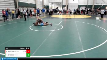 197 lbs Champ. Round 1 - Jamar Toston, Colby Community College vs Nate Wemstrom, Nebraska