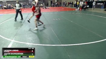 135 lbs Cons. Round 3 - Colton Baumgartner, Bold vs Jackson Loreno, Brainerd
