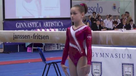 USA, Norah Flatley, 1st place BB, 2014 Jesolo EF