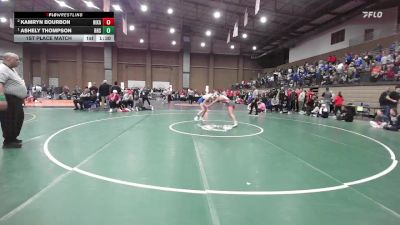 145 lbs 1st Place Match - Ashely Thompson, Rogers vs Kamryn Bourbon, Nixa