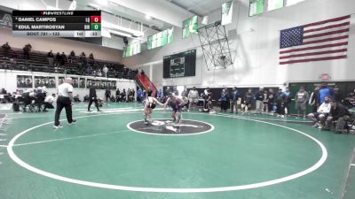 132 lbs Cons. Semi - Daniel Campos, La Quinta vs Edul Martirosyan, Birmingham