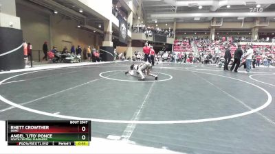 73 lbs Cons. Round 2 - Angel `Lito` Ponce, South Central Punishers vs Rhett Crowther, SVWC