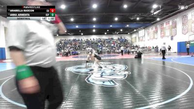 120 Girls Semifinal - Anna Armenta, El Capitan vs Arabella Rascon, Central Union