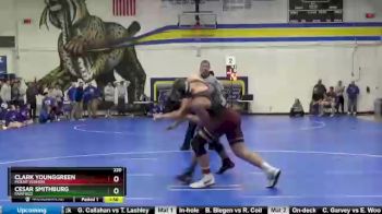 220 lbs Semifinal - Clark Younggreen, Mount Vernon vs Cesar Smithburg, Fairfield