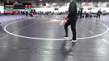 133 lbs 1st Place Match - Luke Rioux, Indiana Tech vs Paul Ruff, Concordia (Neb.)