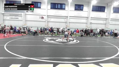 S-150 lbs Quarterfinal - Liam Harpster, OH vs Austin Rhodes, MI