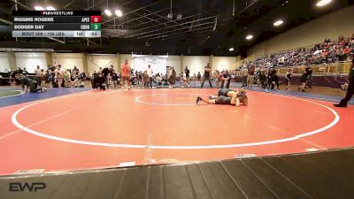 105 lbs Rr Rnd 1 - Riggins Rogers, Apex vs Dodger Day, Council Grove Wrestling Club