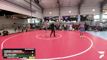 110 lbs Quarterfinal - Vivienne Yarbrough, Gracie Barra Westchase Wrestling Club vs Maliyah Mora, ReZults Wrestling