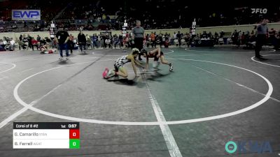 76 lbs Consi Of 8 #2 - Gus Camarillo, Standfast vs Beau Ferrell, Weatherford Youth Wrestling