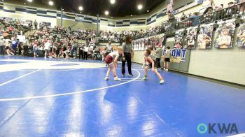 75 lbs Quarterfinal - Ledger Rother, Rough Riders vs Zane Staehlin, Cowboy Wrestling Club