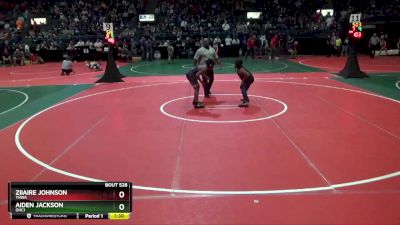 130 lbs Champ. Round 1 - Ziiaire Johnson, THWA vs Aiden Jackson, OHC1