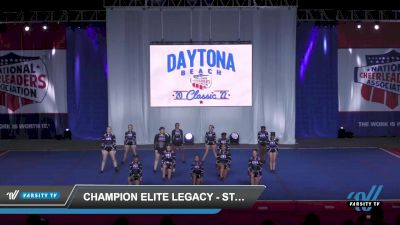 Champion Elite Legacy - Storm [2022 L3 Junior - D2 - Small Day 1] 2022 NCA Daytona Beach Classic