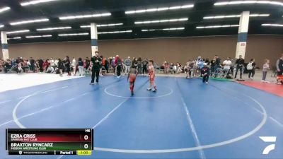 78 lbs Quarterfinal - Ezra Criss, Spartan Mat Club vs Braxton Ryncarz, Mission Wrestling Club