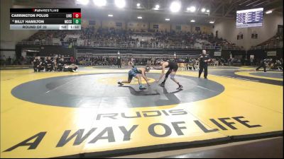 144 lbs Round Of 32 - Carrington Polus, Linsly School vs Billy Hamilton, McCallie School