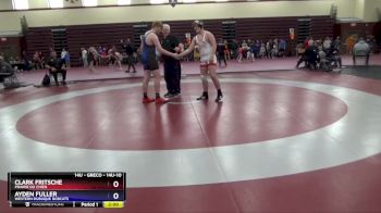 14U-10 lbs Round 2 - Clark Fritsche, Prairie Du Chien vs Ayden Fuller, Western Dubuque Bobcats