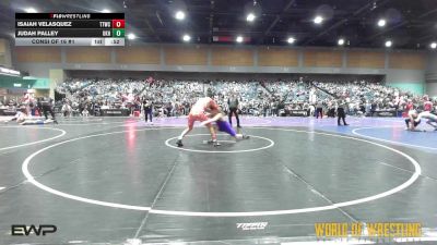 170 lbs Consi Of 16 #1 - Isaiah Velasquez, Tulare Titans Wrestling Club vs Judah Palley, Ukiah