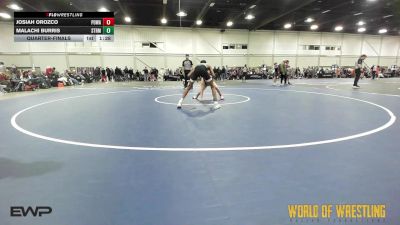 105 lbs Quarterfinal - Josiah Orozco, POWA 14U vs Malachi Burris, Storm MS